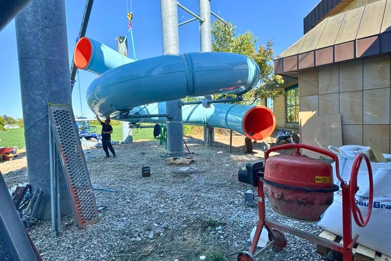 Umbau Rutsche Rhein Main Therme 2026